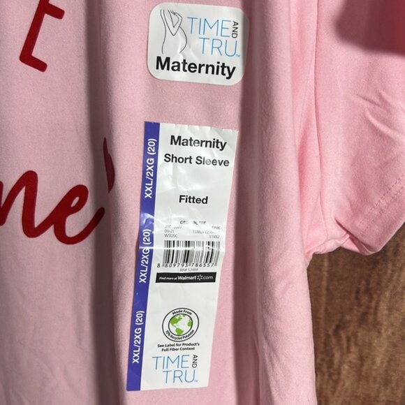 NWT MATERNITY VALENTINES SHIRT - Picture 3 of 5